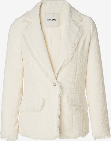 Salsa Jeans Blazer 'Tweed' in Beige: front