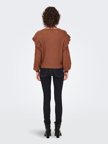 JDY Sweater in Brown