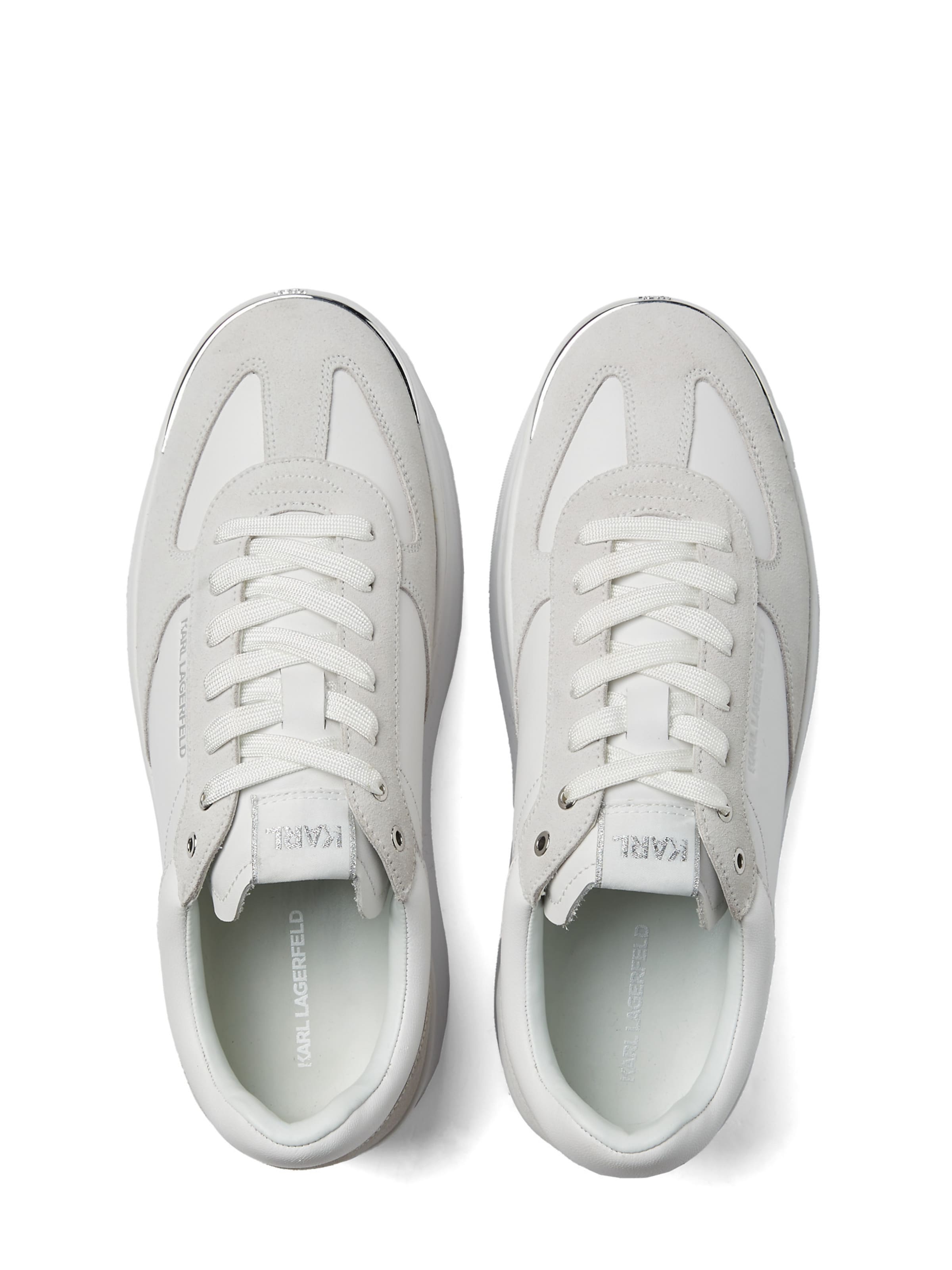 Karl Lagerfeld Trampki niskie 'Kobo' w kolorze biały