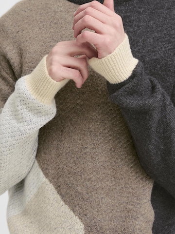 Casual Friday Strickpullover ' CFNOE ' in Grau