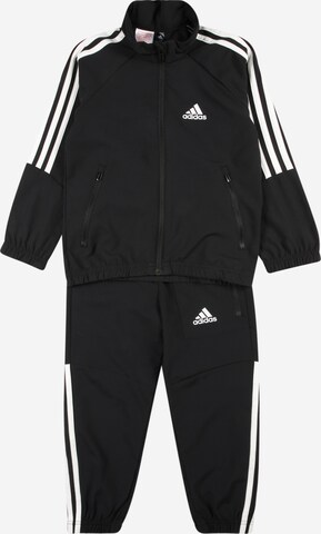 ADIDAS SPORTSWEAR Tracksuit in Black: front