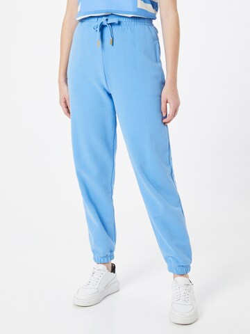 Rich & Royal Tapered Pants in Blue: front