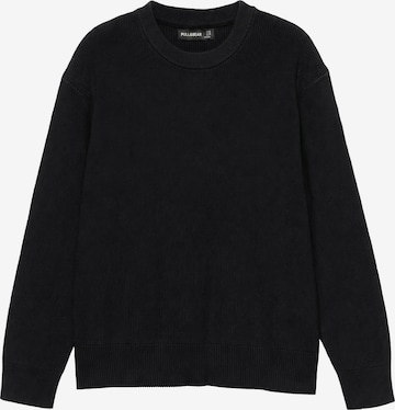 Pull&Bear Neulepaita värissä musta: etupuoli