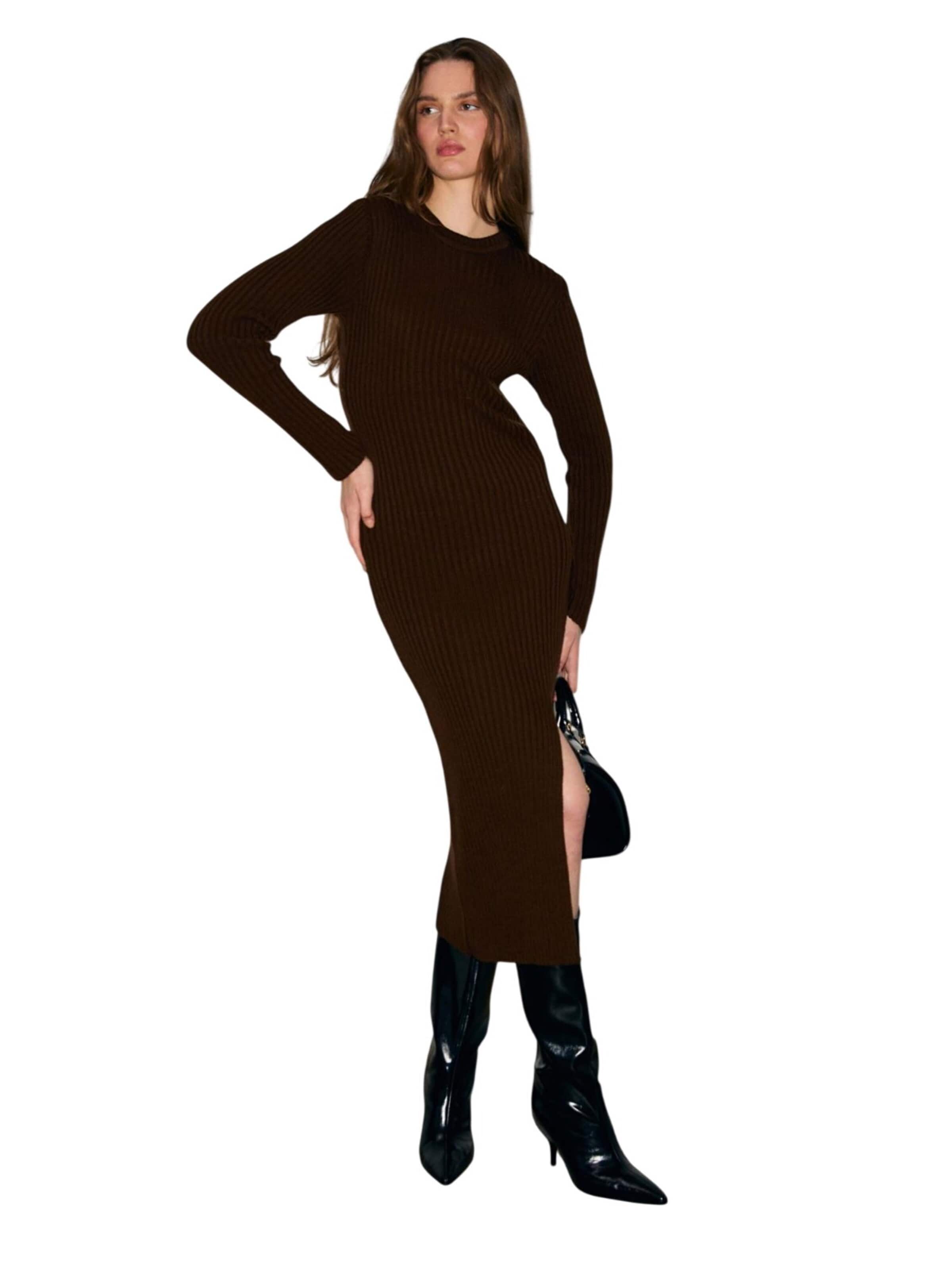 Grimelange Knit dress in Brown
