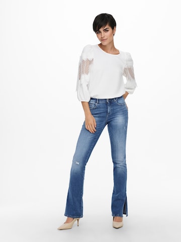 Evazați Jeans 'Hush' de la ONLY pe albastru