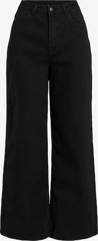 VILA Wide leg Jeans 'VIFreya' in Zwart: voorkant