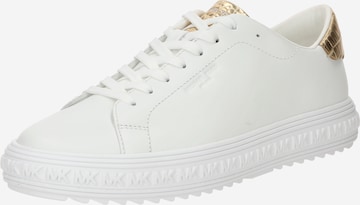 MICHAEL Michael Kors - Sapatilhas baixas 'GROVE' em branco: frente