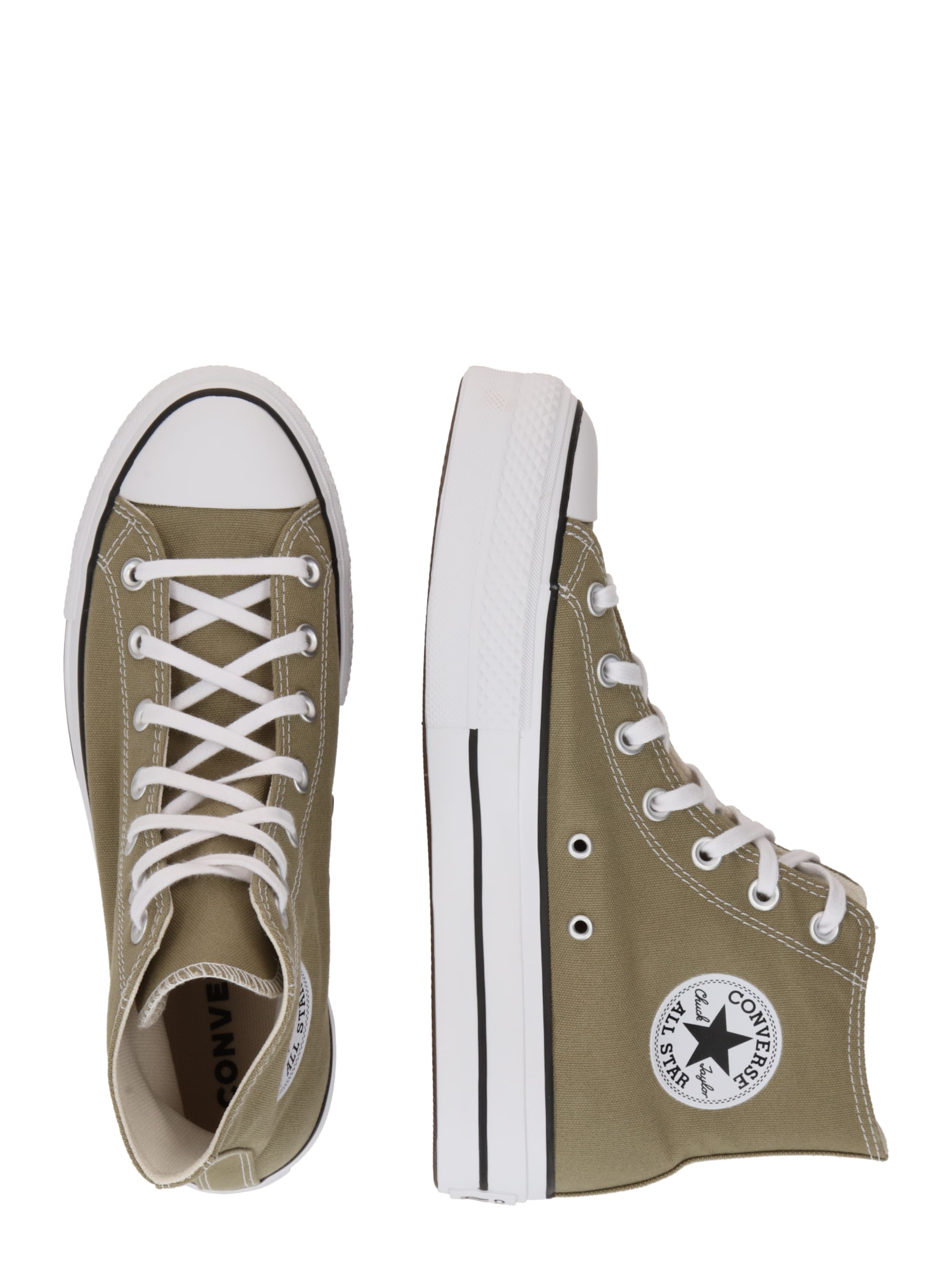 CONVERSE Kotníkové tenisky 'Chuck Taylor All Star Lift' – zelená