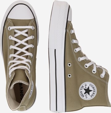 Baskets hautes 'Chuck Taylor All Star Lift' CONVERSE en vert