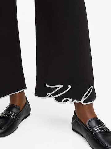 Regular Pantalon Karl Lagerfeld en noir