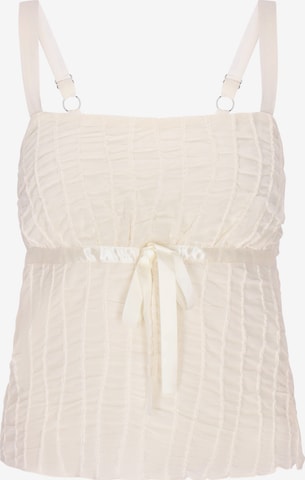myMo at night - Top en blanco: frente
