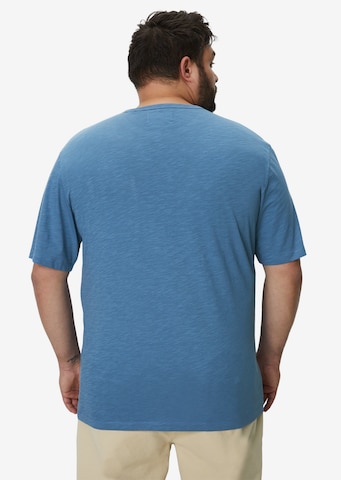 T-Shirt 'in softer Slub-Jersey-Qualität' Marc O'Polo en bleu