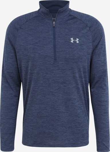 Sportiniai marškinėliai 'Tech 2.0' iš UNDER ARMOUR, spalva – tamsiai mėlyna jūros spalva / melsvai pilka / šviesiai pilka, Prekių apžvalga