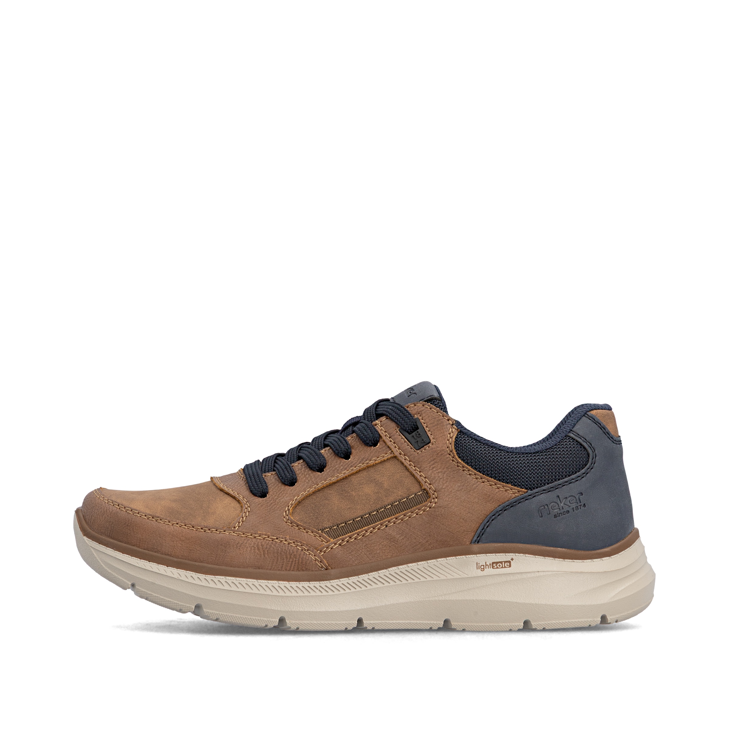Chaussure de sport à lacets Rieker en marron