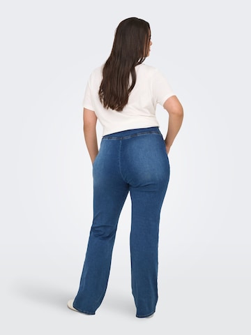 Flared Jeggings 'CARRoyal' di ONLY Carmakoma in blu