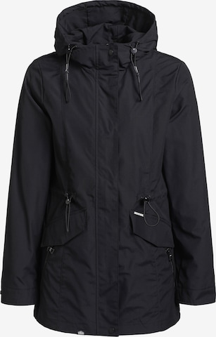 khujo Between-Seasons Parka in Black: front