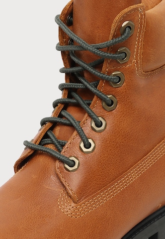 TIMBERLAND Šnurovacie čižmy 'HERITAGE' - Hnedá