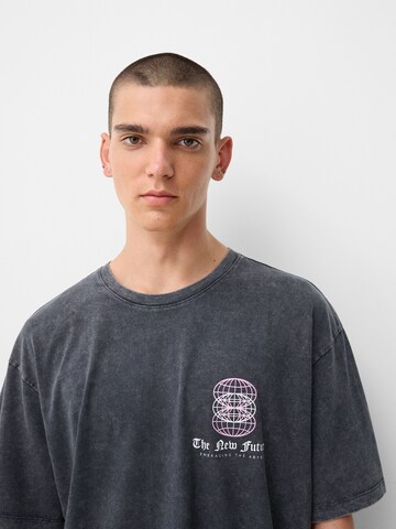 T-Shirt Bershka en gris