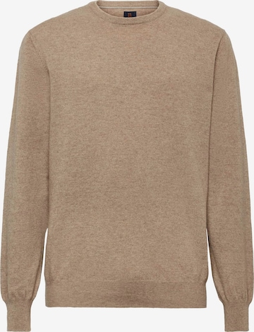 Pull-over Boggi Milano en marron : devant