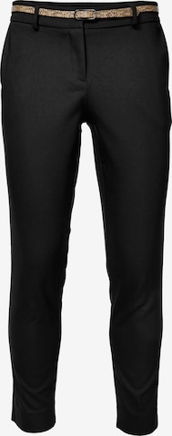 Orsay Regular Trousers with creases in Black: front