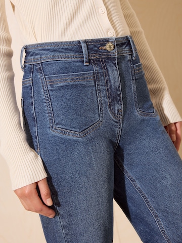 Friends Like These Wide Leg Jeans i blå