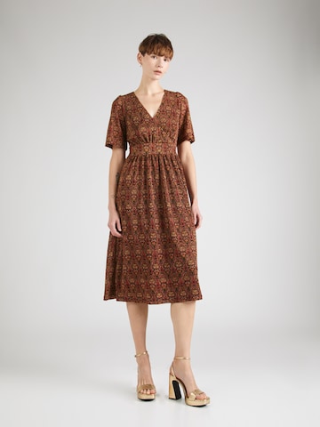 King Louie Dress 'Giorgia' in Brown: front