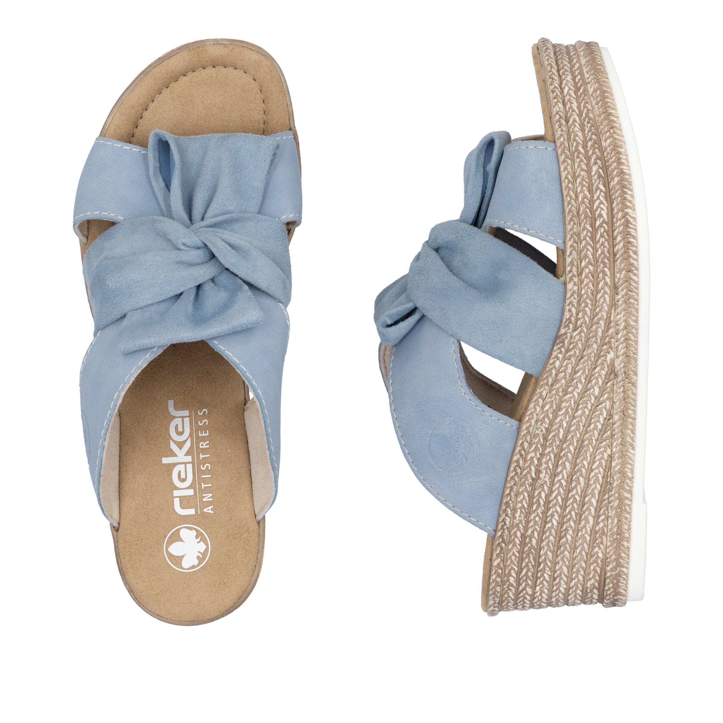 Rieker Mules in Blue