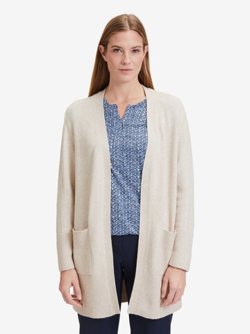 Betty & Co Knit Cardigan in Beige: front