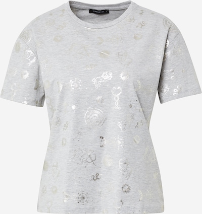 Trendyol T-Shirt in graumeliert / silber, Produktansicht
