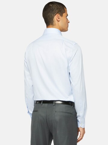 Coupe regular Chemise Boggi Milano en bleu