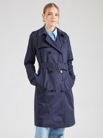 Cappotto di mezza stagione di s.Oliver in blu: frontale
