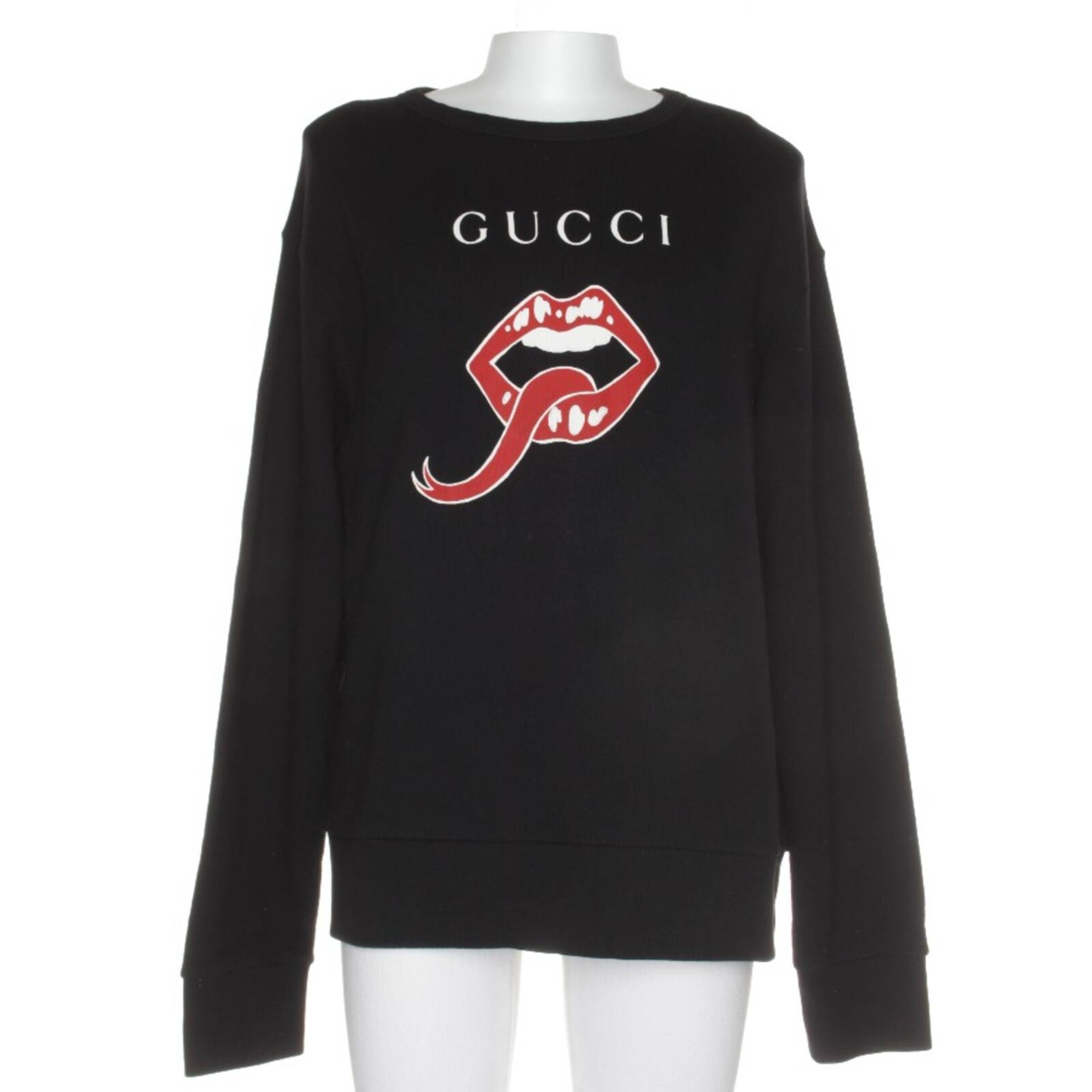 Gucci Sweatshirt & Zip-Up Hoodie in L in Black: front