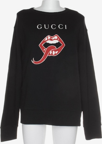 Gucci Sweatshirt / Sweatjacke L in Schwarz: Vorderseite