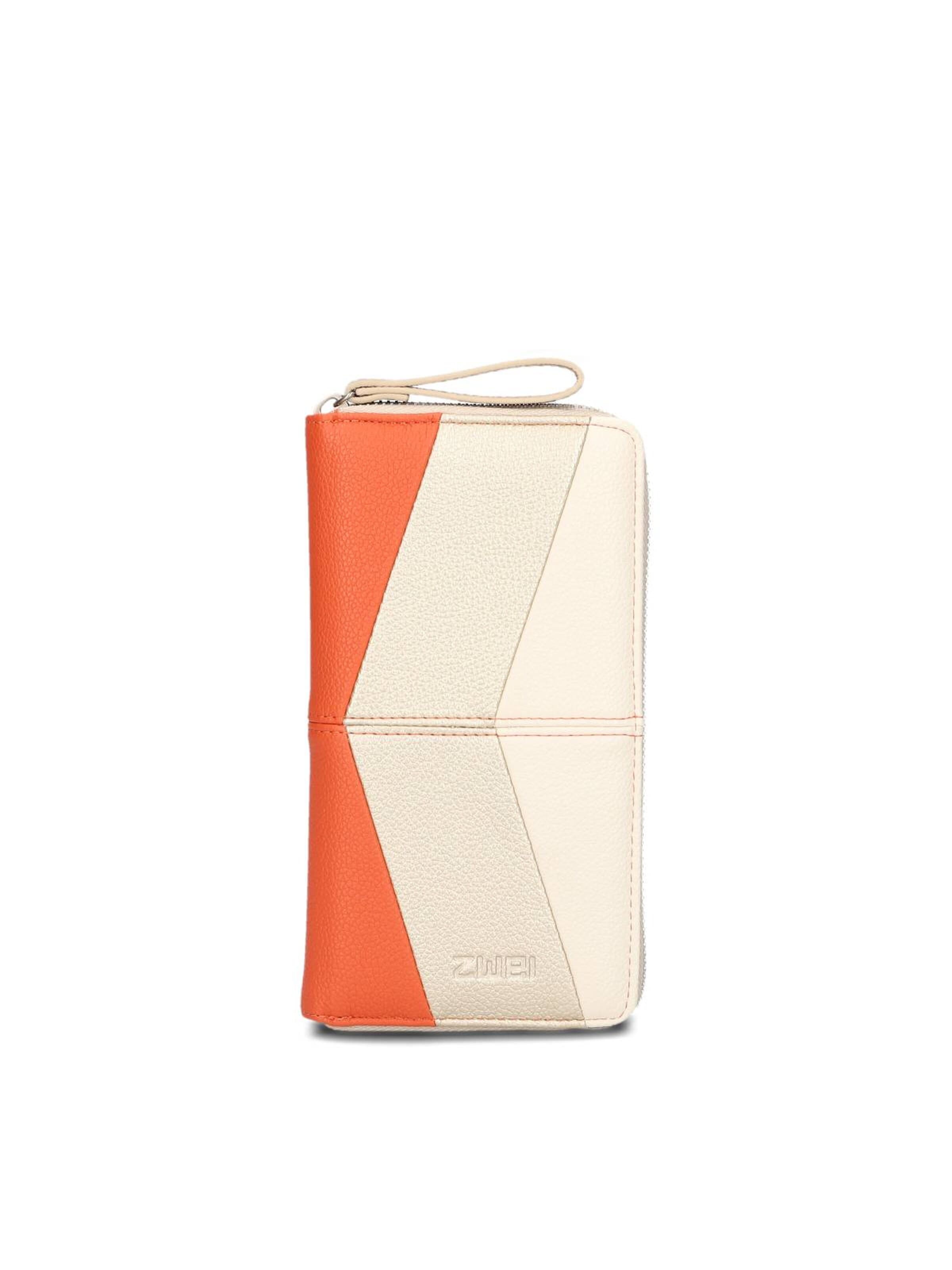 ZWEI Wallet 'JANA J2' in Beige: front