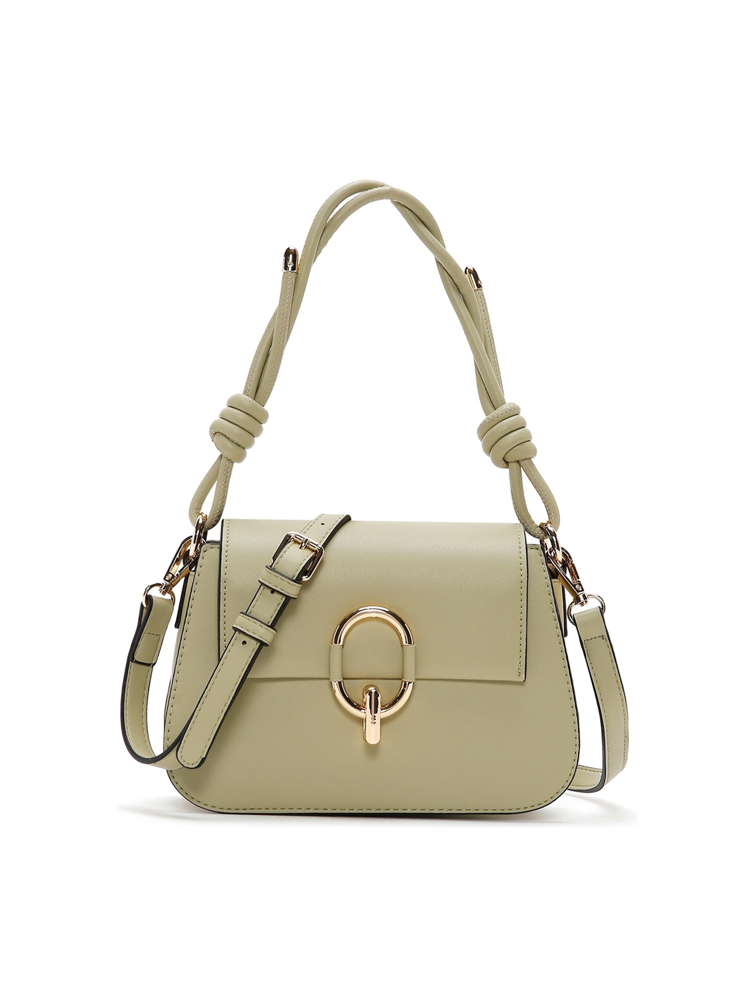 Derimod Shoulder Bag in Green: front