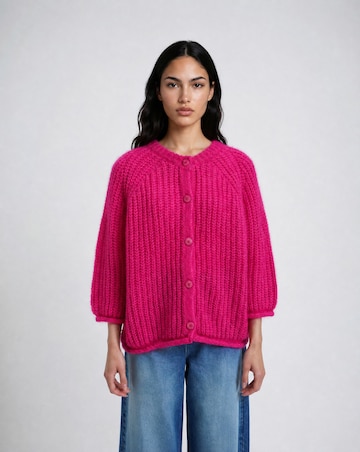 Smith&Soul Cardigan mit 3/4-Ärmeln in Rot: Vorderseite