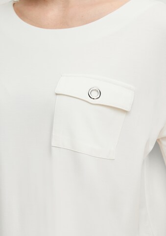 COMMA Shirt in Weiß