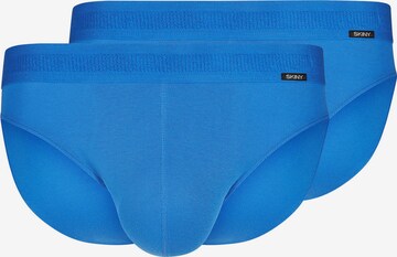 Slip Skiny en bleu : devant