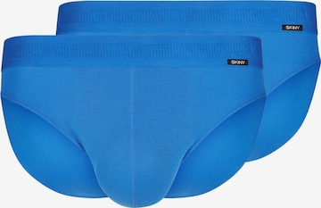 Slip Skiny en bleu : devant