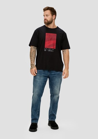 s.Oliver T-Shirt in Schwarz