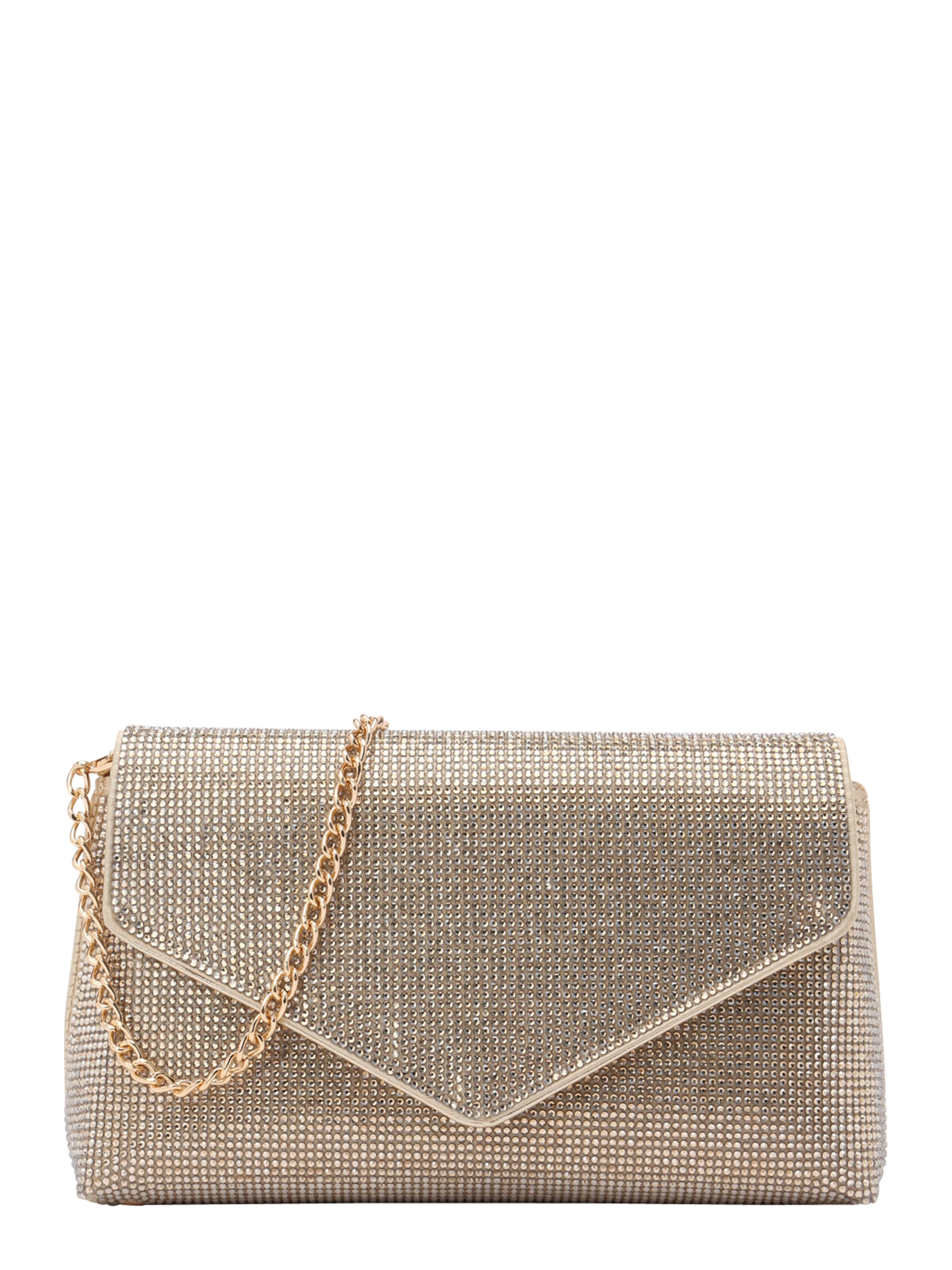 ALDO Clutch 'BLINGITA' in Gold: front