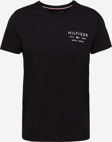 T-Shirt TOMMY HILFIGER en noir : devant