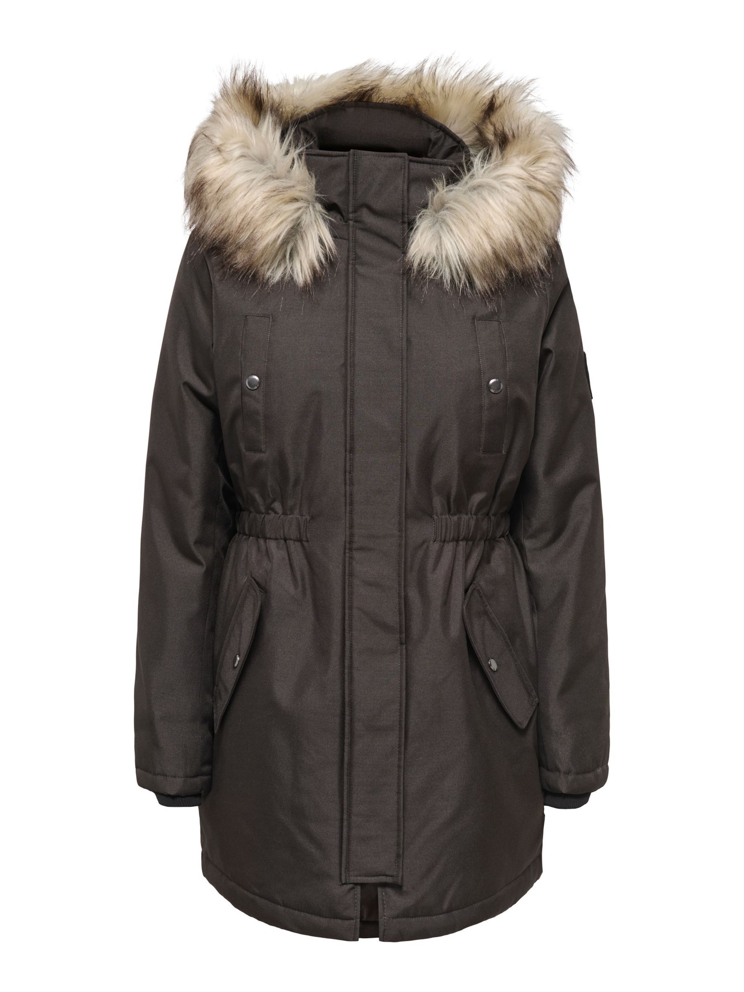 Parka d’hiver 'ONLNewiris' ONLY en marron : devant