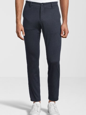 Steffen Klein Regular Broek in Blauw: voorkant