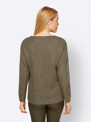 Pull-over heine en vert