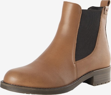 Chelsea Boots 'LEATHER Chelsea Boot - Made in Portugal' ANK Select en marron : devant