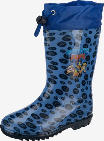 PAW Patrol Rubber Boots in Blue: front