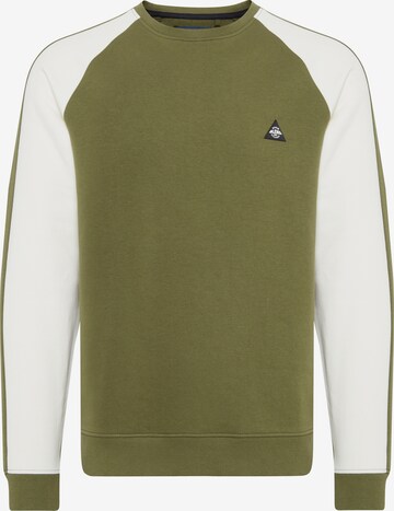 BLEND Sweatshirt 'NEVILLE' in Groen: voorkant