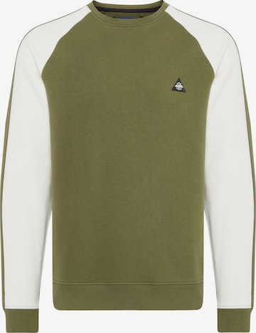 BLEND Sweatshirt 'NEVILLE' in Groen: voorkant