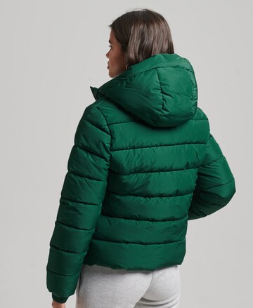 Superdry Zimní bunda – zelená